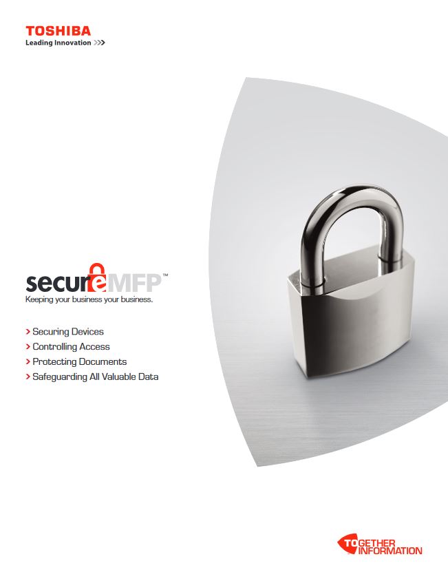 Secure Mfp Pdf Cover, MPS, MDS, Toshiba, Java Copy Zone, New Orleans, LA, Louisiana, Toshiba, Brother, Dealer, Reseller